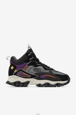 FILA Fila Ray Tracer Tr 2 Mid Black/Purple/Pelikan 80N4H0163 Fila Sneakersy