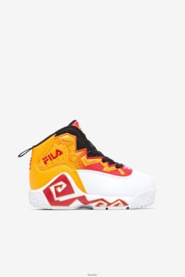 FILA Fila Toddler's MB White/Gold/Red 80N4H02293 Fila Sneakersy