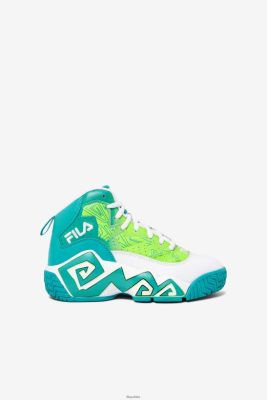 FILA Fila White/Ceramic/Green Mały Kids 'MB 80N4H02230 Fila Sneakersy