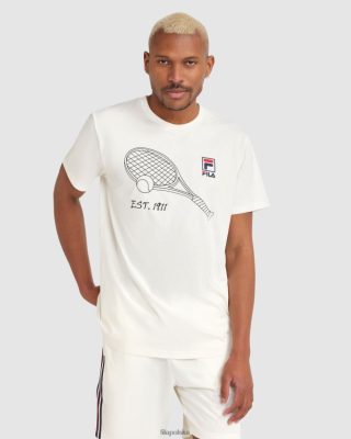 FILA Fila White Men's Tee 80N4H02386 Fila Sneakersy