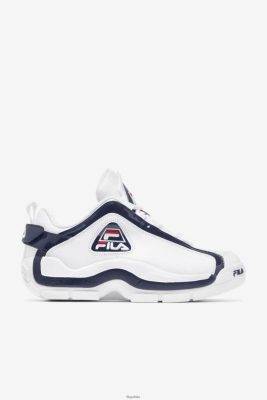 FILA Fila White/Navy/Red Grant Hill 2 Low x 2pac '96 Reeissue 80N4H04 Fila Sneakersy