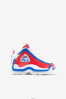 FILA Fila White/Red/Blue Big Kids 'Grant Hill 2 80N4H02092 Fila Sneakersy