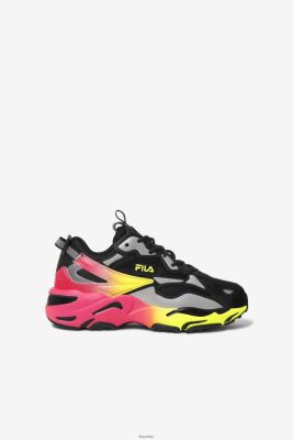 FILA Fila czarny/żółty/głęboki różowy Ray Tracer Apex 80N4H02158 Fila Sneakersy