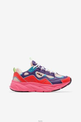FILA Fila ecru/Purple/Camellia Rose Women's Tragate 80N4H01336 Fila Sneakersy