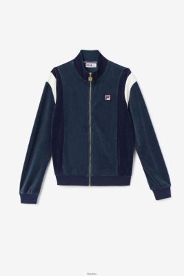 FILA Floyd Velor Jacket Fila Teal/Navy/Egret 80N4H0932 Fila Buty Męskie