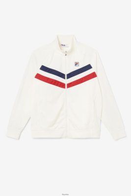 FILA Jaya Track Jacket Fila Egret/Red/Navy 80N4H0956 Fila Buty Męskie