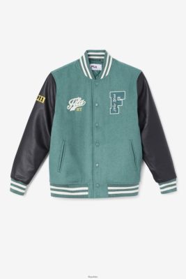 FILA Josh Varsity Jacket Fila Blue Spruce/Black 80N4H0764 Fila Buty Męskie