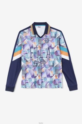 FILA Kay bramkarz Jersey Fila Navy/Blue/Tangerine/White 80N4H0404 Fila Buty Męskie