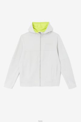 FILA Kayra Full Zip Bluza z kapturem Fila Stone/Lime Punch 80N4H0458 Fila Buty Męskie