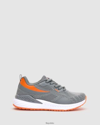 FILA Kid's Manduria Fila Grey/Orange 80N4H03062 Fila Buty Męskie