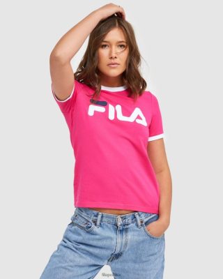 FILA Klasyczna damska tee beetroot fila 80N4H02897 Fila Buty Męskie