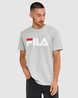FILA Klasyczny unisex tee srebrny marle fila 80N4H02435 Fila Buty Męskie
