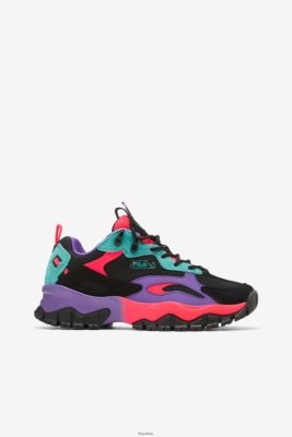 FILA Kobiet Ray Tracer Tr 2 Fila Black/Ceramic/Diva Pink 80N4H01232 Fila Buty Męskie