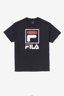 FILA Koszulka Fila Black/White/Red Ułoczona 80N4H0304 Fila Sneakersy