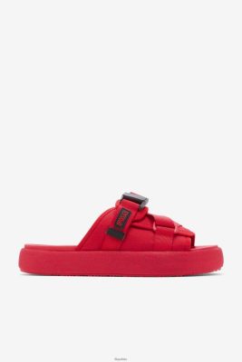 FILA Mężczyzny Atlas Slide Fila Red/Black 80N4H0200 Fila Buty Męskie