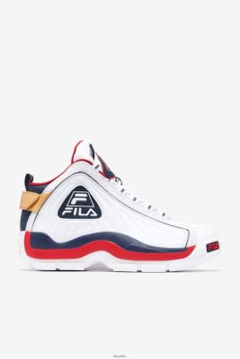 FILA Męska Grant Hill 2 Game Break White/Blues/Red Fila 80N4H05 Fila Buty Męskie