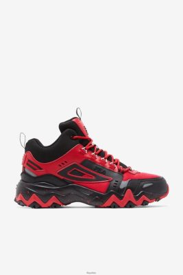 FILA Męski Oakmont trd Fila Red/Black/Metallic Silver 80N4H062 Fila Buty Męskie