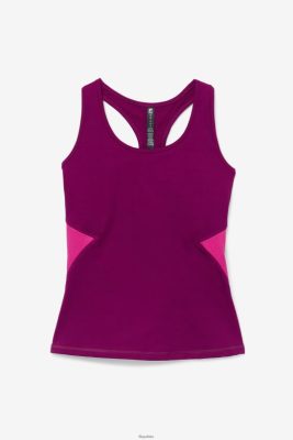 FILA Magenta Purple/Bright Pink Fila Uplift Open Raceback Tank 80N4H01875 Fila Polska