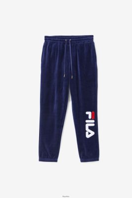 FILA Mansur Velor Pant Navy/White/Red Fila 80N4H0599 Fila Buty Męskie
