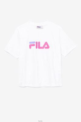 FILA Miss Eagle Tee White/Pink Glow/Purple Hebe Fila 80N4H01409 Fila Buty Męskie