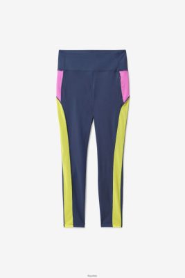 FILA Navy/Azalea/Sulphur Forza kontrast 7/8 legginsy Fila 80N4H01968 Fila Polska