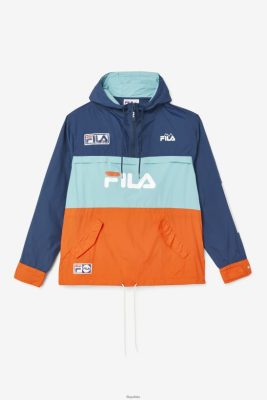 FILA Navy/Bayou/Cherry Tomato Tharu Windjacket Fila 80N4H0858 Fila Polska