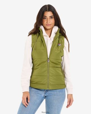 FILA Olive Fila Women's Iranga Puff Kamizel 80N4H02973 Fila Polska