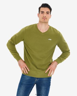 FILA Olive Men's Savian V-Neck Crew Fila 80N4H02634 Fila Polska