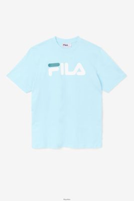 FILA Petit Four/White/Bayou Męski Tee Tee Fila 80N4H0366 Fila Polska