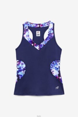 FILA Pickleball Calter Tank Fila Navy Print/Navy 80N4H02036 Fila Buty Męskie