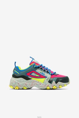 FILA Pink Glo/Monument/Blue Fila Women's Oakmont Tr 80N4H01215 Fila Polska