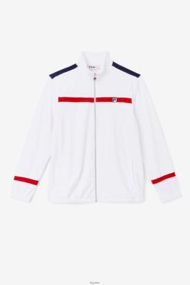 FILA Ravid Velor Jacket Fila/czerwony/granatowy 80N4H0842 Fila Buty Męskie