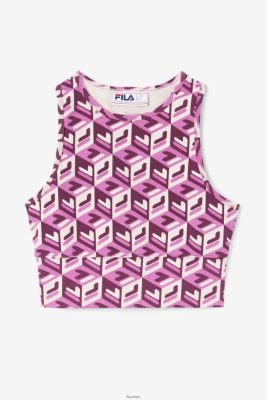 FILA Rouge/potpourri/winogron Wine Emmaline Tank Fila 80N4H01392 Fila Polska