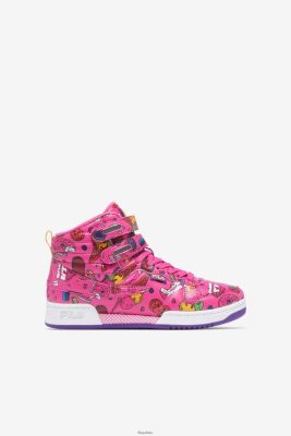 FILA Sugar Plum/Purple/Lemon Fila Big Kids 'F-14 80N4H02079 Fila Polska