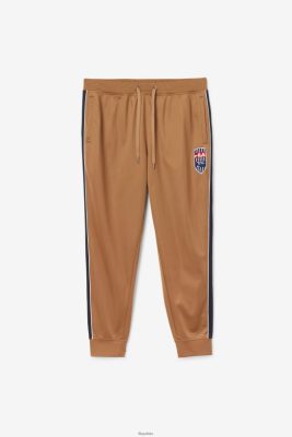 FILA Tobacco Brown/White 2pac Track Pant Fila 80N4H0894 Fila Polska