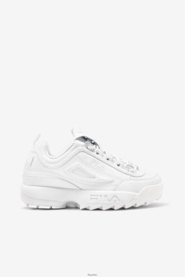 FILA Triple White Fila Women's Disruptor 2 Premium 80N4H01191 Fila Polska