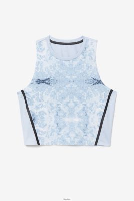 FILA Uplift Athletic Crop Top Blue Fog/Black Fila 80N4H01925 Fila Buty Męskie