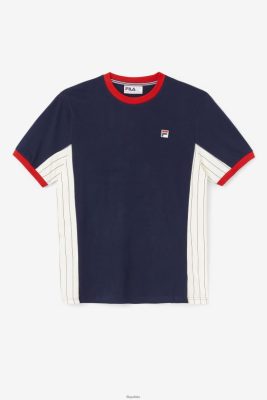 FILA Warner Tee Peoat/White/Red Fila 80N4H0251 Fila Buty Męskie