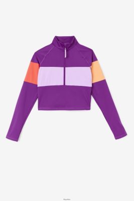 FILA Warstwa oparta na Fila Jaida Half Zip Charisma/Crocus Petal/Cayenne 80N4H01435 Fila Sneakersy