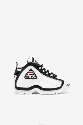FILA White/Black/Red Fila Big Kids 'Grant Hill 2 80N4H02097 Fila Polska
