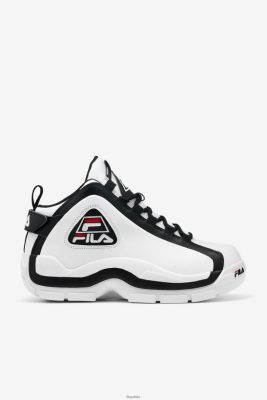 FILA White/Black/Red Fila Men's Grant Hill 2 80N4H0129 Fila Polska