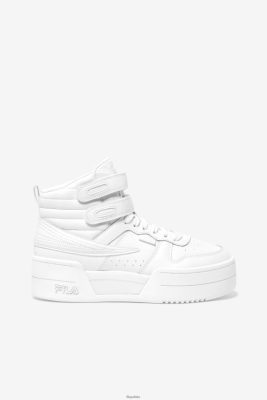 FILA White/Pink Glo Women's F-14 podniósł Fila 80N4H01308 Fila Polska