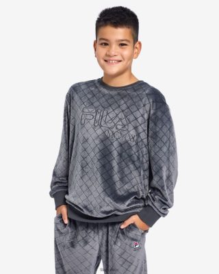 FILA Załoga Sloane Crew Black Oyster Fila 80N4H03149 Fila Buty Męskie