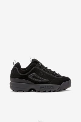 FILA Zakłócenie mężczyzn 2 Fila Triple Black 80N4H0122 Fila Buty Męskie
