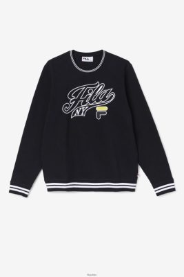 FILA bluza z Crewneck Fila Black/White/Mimosa Taylor 80N4H0496 Fila Sneakersy