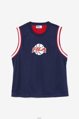 FILA koszulka koszykówki OVI Fila Navy/Red/White 80N4H0218 Fila Buty Męskie